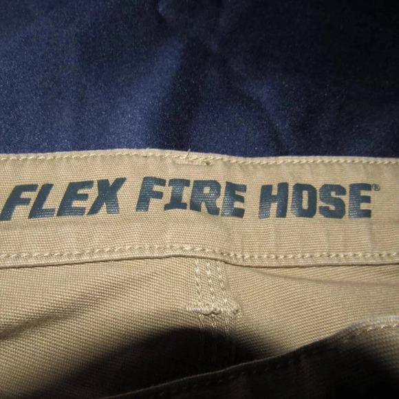 DULUTH Trading Company Flex Fire Hose Standard Fit Men’s Tan Work Pants Size 40 - Picture 3 of 5